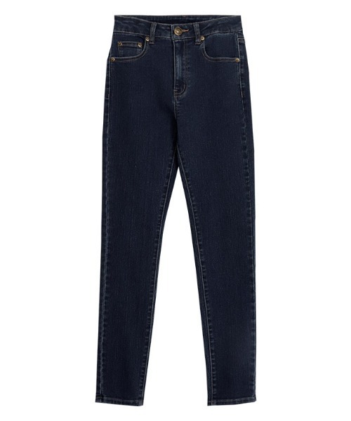 デニムパンツ ジーンズ 裏起毛有/無 2色 28-42seize 24zm1288 Pierrot ジーンズ デニム デニムパンツ 裏起毛スキニーデニム