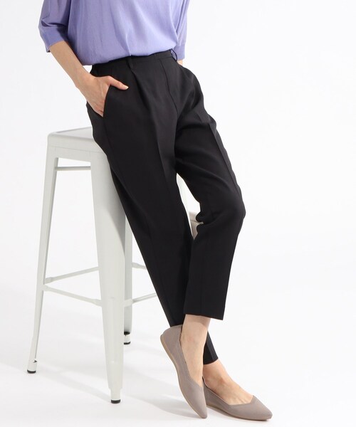 gingham tapered pants – shéller / シェリエ