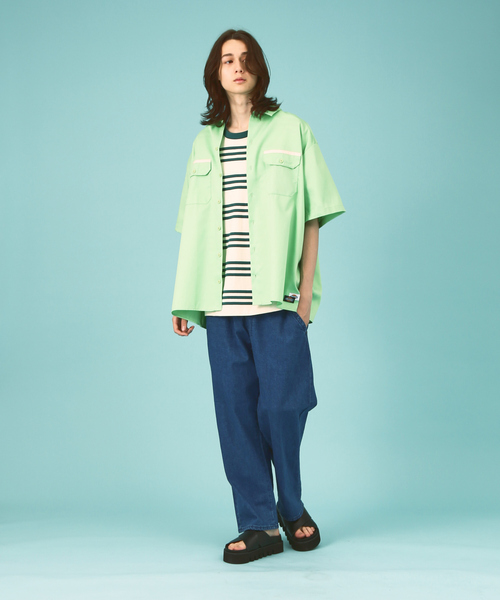 Dickies × S'YTE ディッキーズ サイト ワークシャツ 楽天市場】Dickies ディッキーズ ワークシャツ 半袖 1574 メンズ