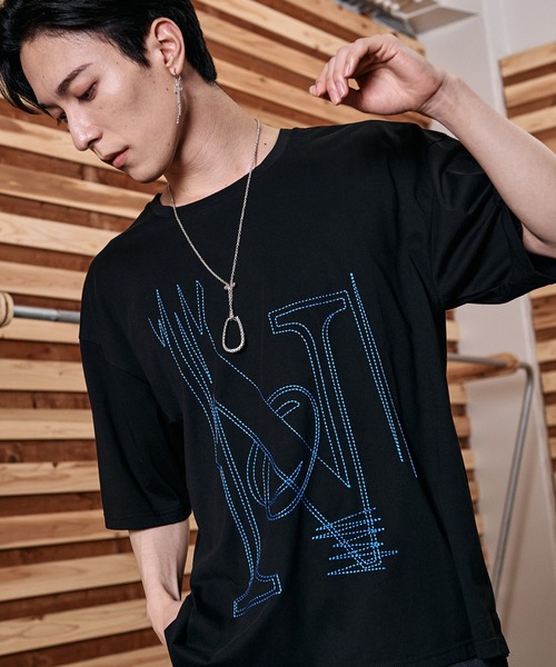 NO ID.（ノーアイディー） tシャツ 「NO ID.」No Stitch Big T-Shirt