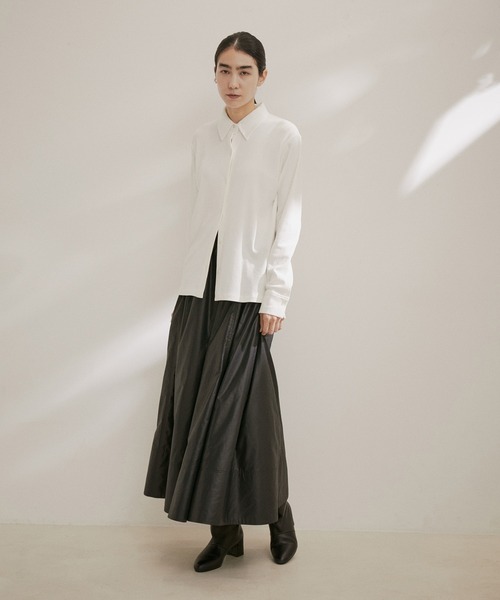 ブラウス シャツ KINANポンチシャツ「洗える」 レディース SALON adam et rope' ブラウス シャツ KINANポンチシャツ