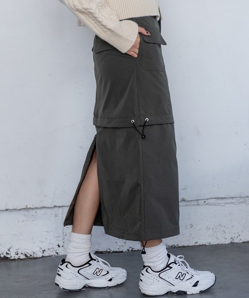 2WAYミリタリースカート Roger&Raw スカート 2way ミリタリースカート : ZOZOTOWN Yahoo