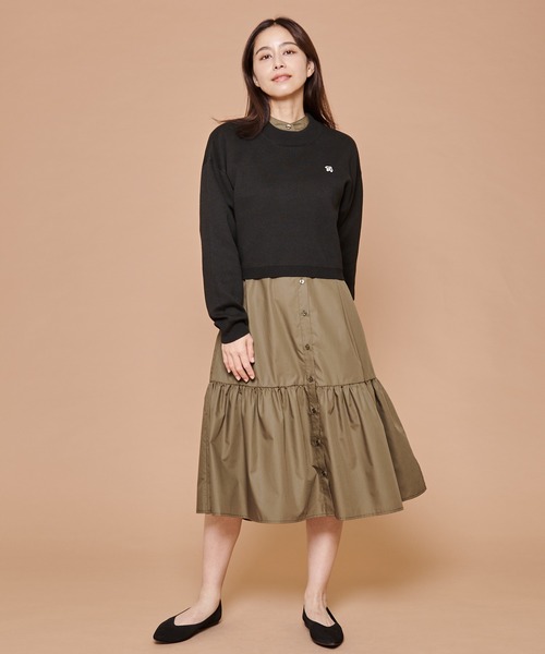 Arnold Palmer（アーノルドパーマー） ワンピース クロップド ニット