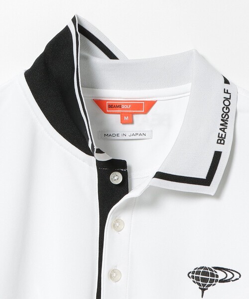 美品　BEAMS GOLF メンズ　ゴルフポロシャツ BEAMS GOLF ポロシャツ 「MEN」 ORANGE LABEL / 襟ロゴ バイ