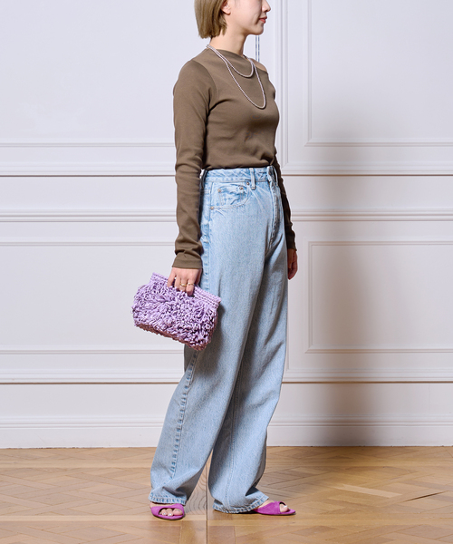 IENA LA BOUCLE（イエナラブークル） パンツ デニム ジーンズ 「RED