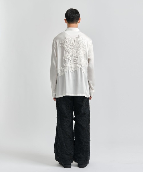 TAAKK ポリロングスリーブシャツ TAG（PORTER） シャツ 「TAAKK/ターク」別注 EAGLE EMBROIDERY L/S