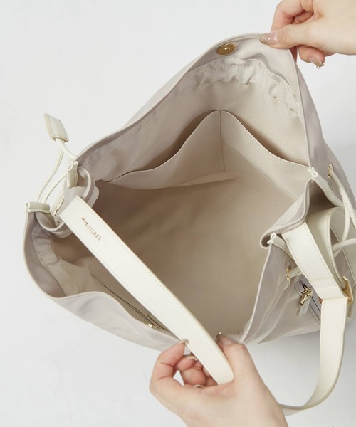 LOWELL Things Anfis/ナイロンワンショルダーバッグ　ベージュ TVドラマ使用商品】Anfis/ナイロンワンショルダーバッグ｜LOWELL