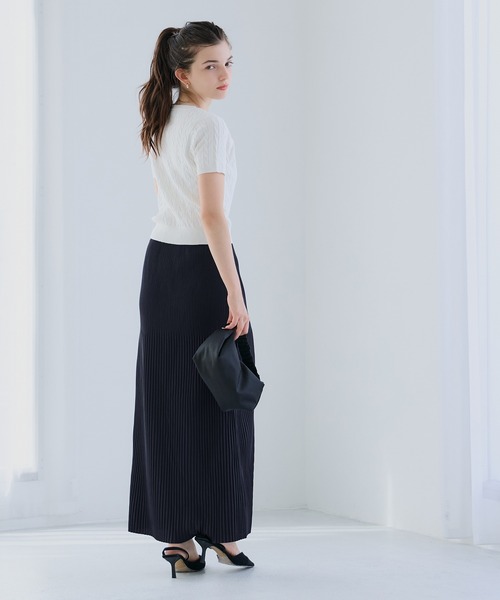 tomas 美品 ウェールズボナー リブ ニット ロングスカート XS tomas様専用 美品 ウェールズボナー リブ ニット ロングスカート XS