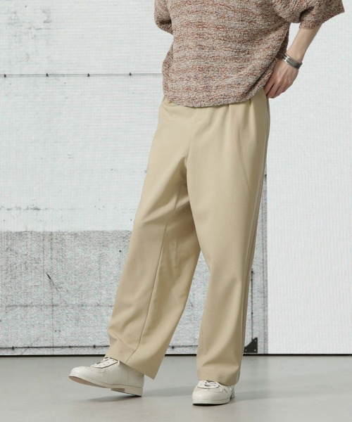 Y's for men テーパード パンツ Y's for men yohji yamamoto シンプルテーパードパンツ 紺 （MB-P