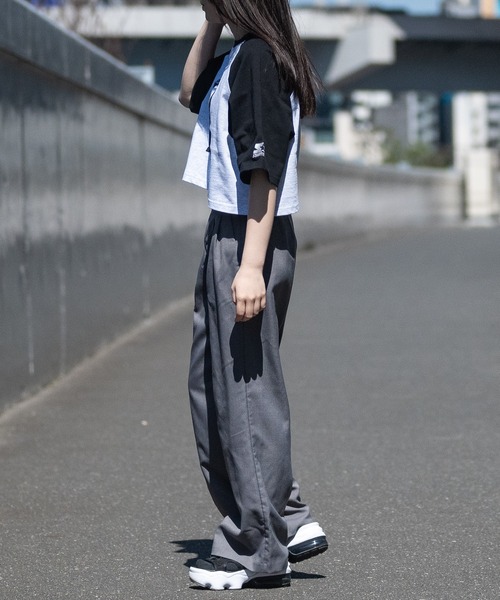 JOHN'S CLOSET tシャツ 「t」「STARTER BLACK LABEL」ショート丈