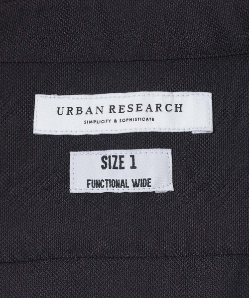 URBAN RESEARCH（アーバンリサーチ） シャツ FUNCTIONAL WIDE SHORT