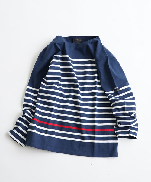 IENA SLOBE別注◆LE MINORイエナボーダーカットソー SLOBE IENA tシャツ LE MINOR/ルミノア SLOBE別注 バンパク