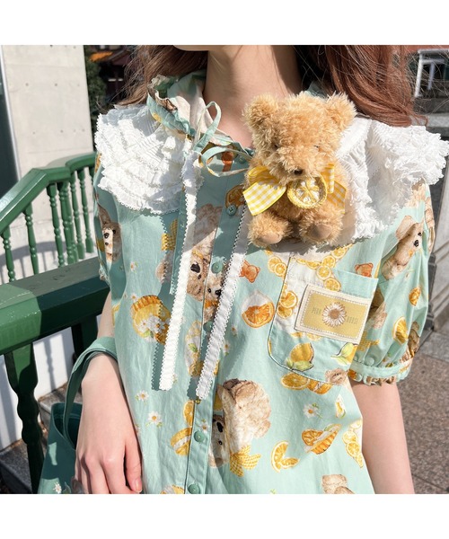 PINK HOUSE つけ襟 付け襟 フリル使いティペット : ZOZOTOWN