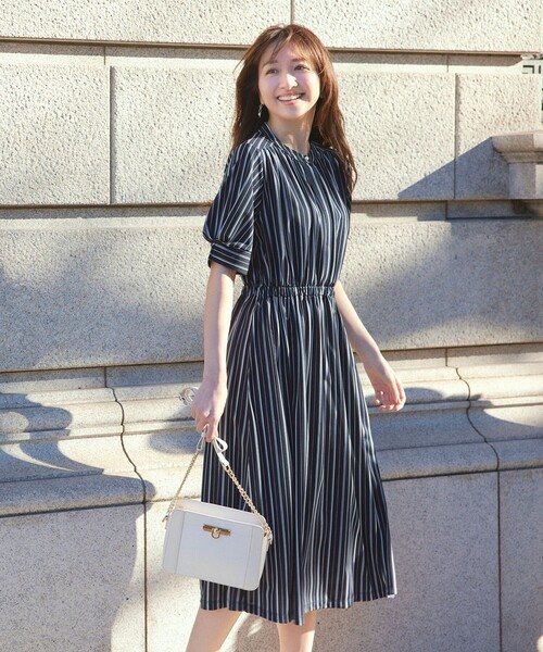 any SiS」 半袖ワンピース 2 ネイビー レディース : 85647501 