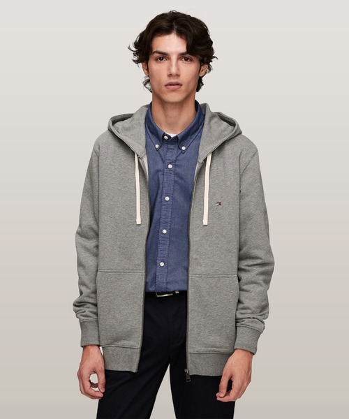 パーカー エッセンシャルテリージップアップパーカー メンズ レディース | TOMMY HILFIGER | 10