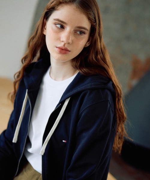 パーカー エッセンシャルテリージップアップパーカー メンズ レディース | TOMMY HILFIGER | 22