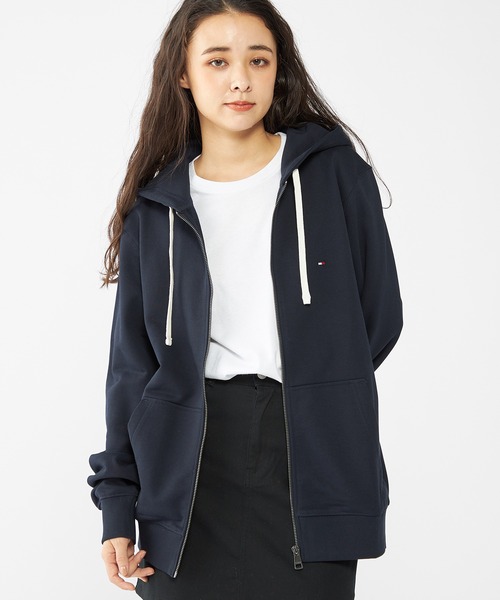 パーカー エッセンシャルテリージップアップパーカー メンズ レディース | TOMMY HILFIGER | 18