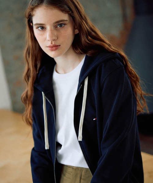 パーカー エッセンシャルテリージップアップパーカー メンズ レディース | TOMMY HILFIGER | 21