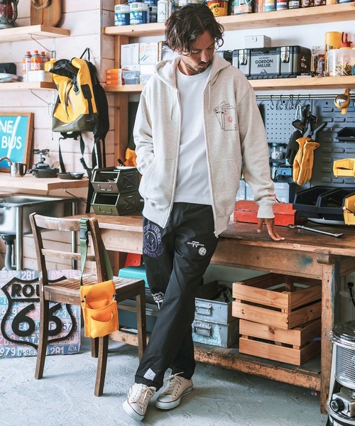 seventy seven パーカー mpa3539- middle onz zip up sweat hoodie