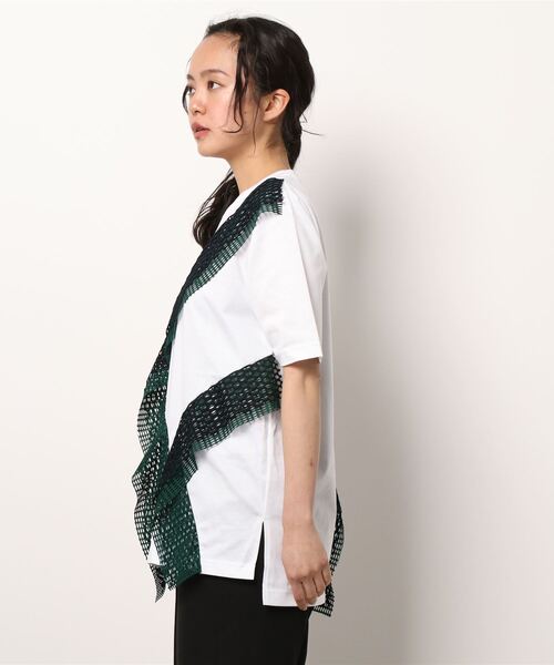 「UN3D.」 半袖Tシャツ FREE ホワイト レディース UN3D. 「UN3D.」 半袖Tシャツ FREE ホワイト レディース