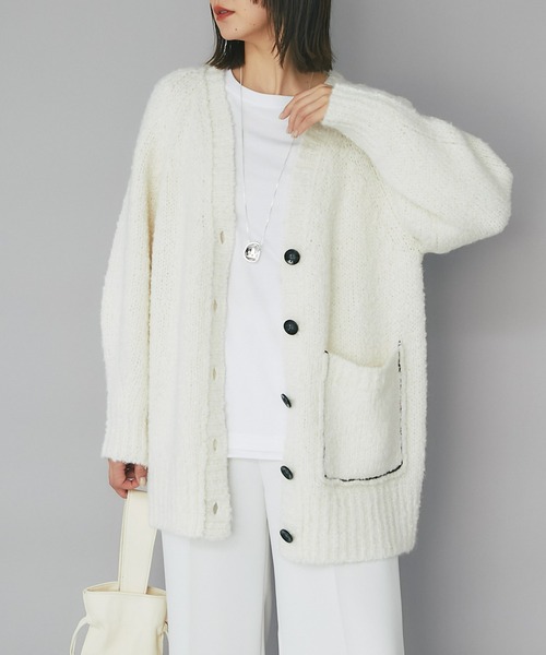 RIVE DROITE 「RIVE DROITE」 ニットカーディガン FREE オフホワイト  