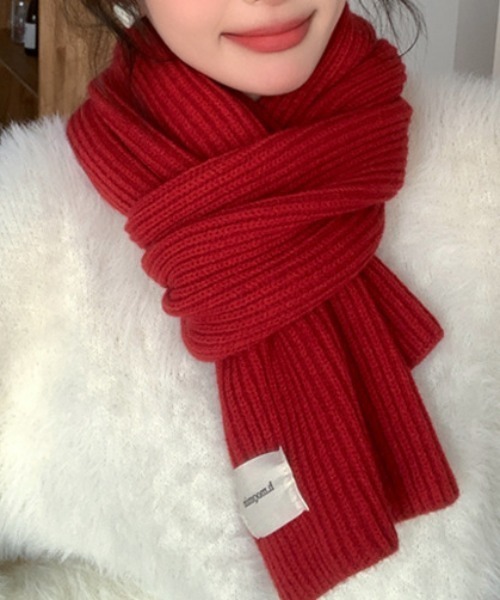 美品 HUMAN MADE ❤️ WOOL STOLE RED ストール マフラー HUMAN MADE ❤️ WOOL STOLE RED ストール マフラー