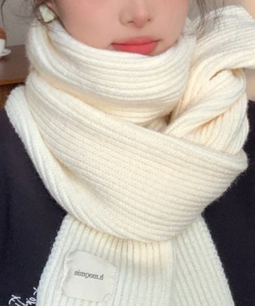 マフラー ストール カラーニットマフラー レディース : ZOZOTOWN Yahoo