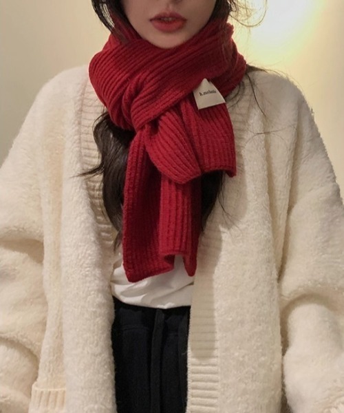 マフラー ストール カラーニットマフラー レディース : ZOZOTOWN Yahoo