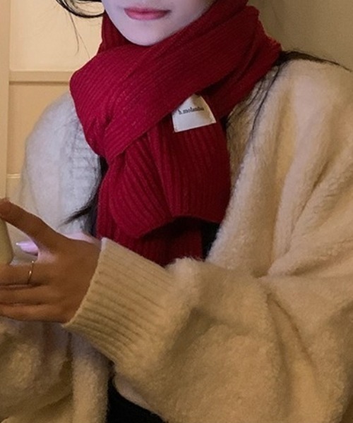 美品 HUMAN MADE ❤️ WOOL STOLE RED ストール マフラー HUMAN MADE ❤️ WOOL STOLE RED ストール マフラー