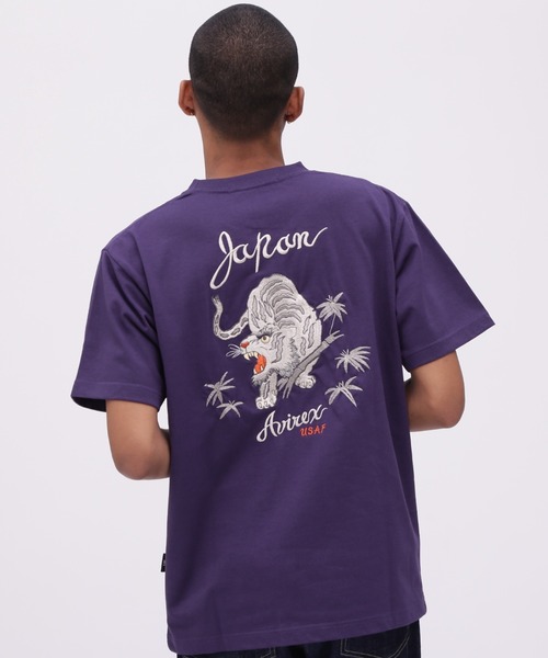 AVIREX（アヴィレックス） tシャツ SOUVENIR TIGER T-SHIRT