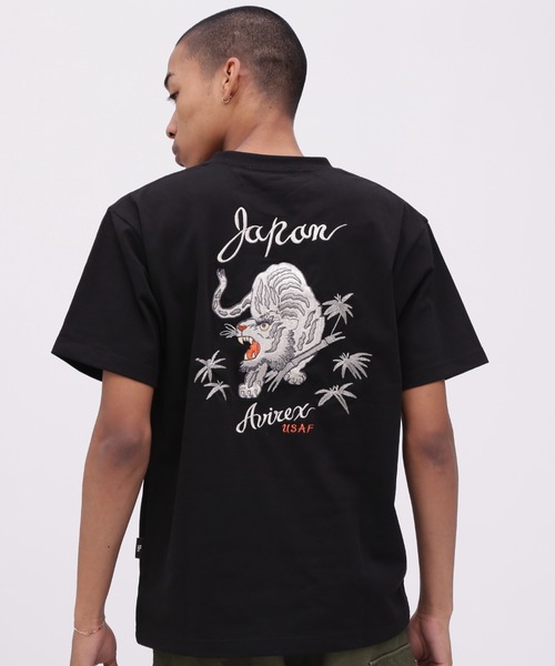 AVIREX（アヴィレックス） tシャツ SOUVENIR TIGER T-SHIRT