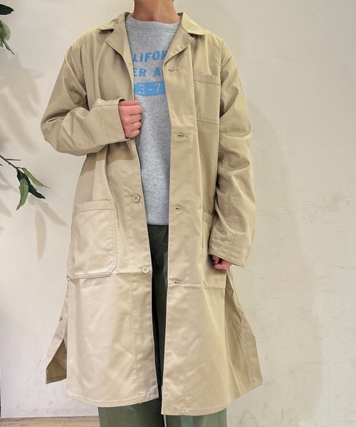 「OLD BETTY'S」 コート M サンドベージュ レディース_画像5