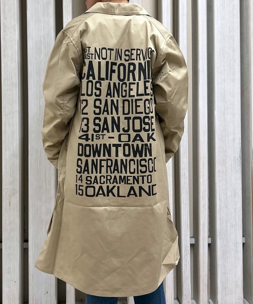 「OLD BETTY'S」 コート M サンドベージュ レディース_画像6