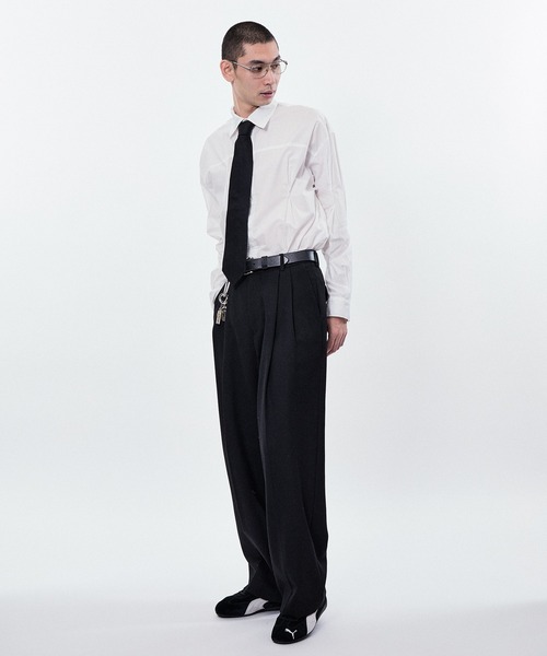 ブラウス シャツ RANDUM PINCH LONG SLEEVE SHIRTS レディース M TO R ブラウス シャツ RANDUM PINCH LONG SLEEVE SHIRTS
