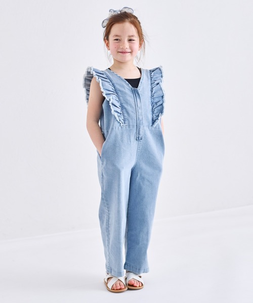 サロペット オーバーオール デニム ガールズサロペット キッズ 子供服