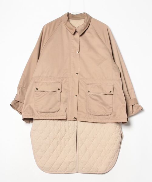 Simplicite（サンプリシテ） ジップアップブルゾン - ベージュ