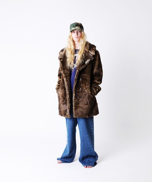 AFB（エーエフビー） ムートンジャケット ムートンコート FAUX FUR