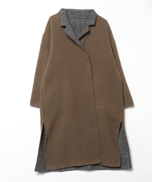 「LOWRYS FARM」 コート FREE グレー レディース_画像3