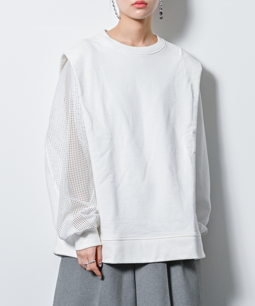 CITYSHOP トレーナー スウェット COLLAR SWEAT TOP：スウェット