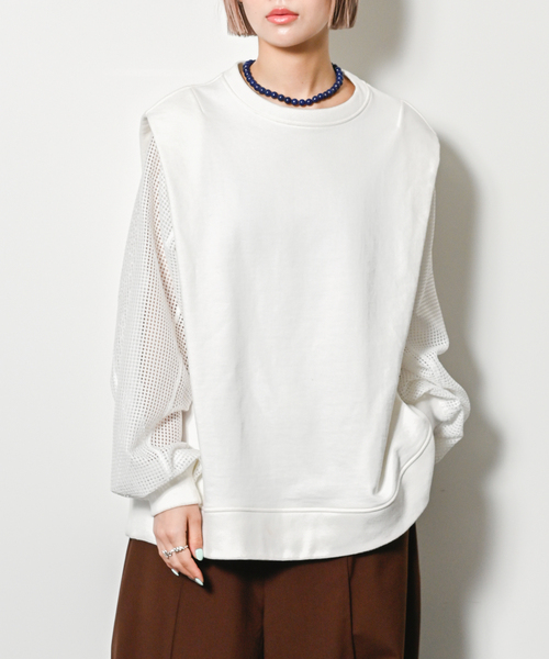 CITYSHOP トレーナー スウェット 「追加」MESH DOCKING