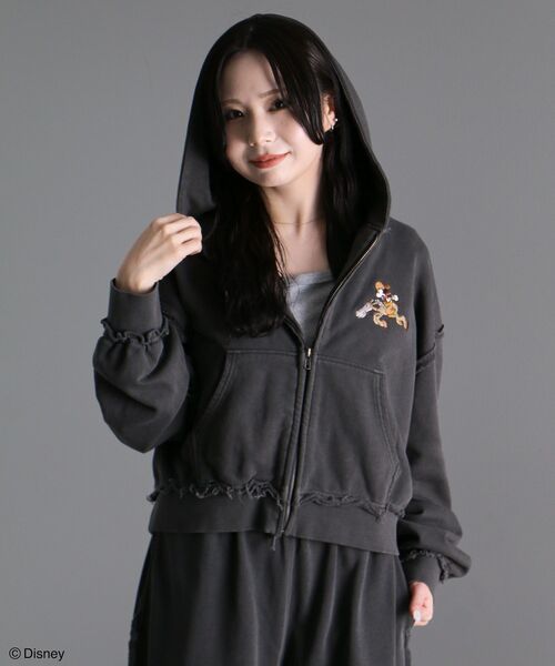 カリフォルニアディズニー購入　Zipパーカー Disney パーカー 2025AW Disney/ディズニー オーバーサイズ ワン