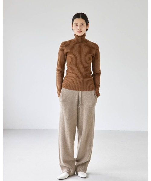 「TODAYFUL」 イージーパンツ 36inch チャコールグレー レディース_画像2