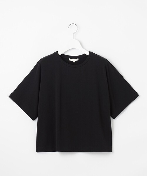 uvカット tシャツ ハイカウントクロップド丈 Tシャツ レディースの画像