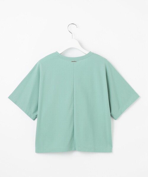 uvカット tシャツ ハイカウントクロップド丈 Tシャツ レディースの画像