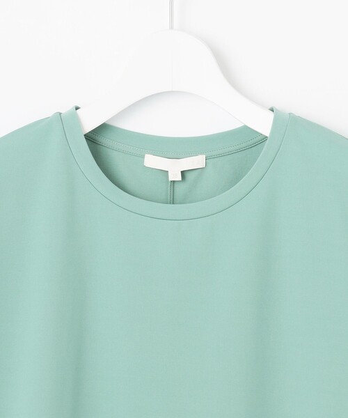 uvカット tシャツ ハイカウントクロップド丈 Tシャツ レディースの画像