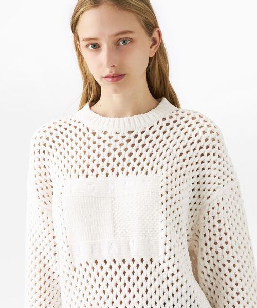ニット セーター フラッグクルーネックセーター レディース TOMMY JEANS ニット セーター フラッグクルーネックセーター