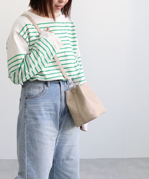 MIAN ショルダーバッグ バッグ 編み込みハンドル2wayショルダー