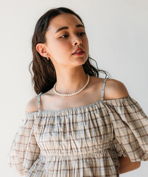FREAK'S STORE ブラウス シャツ インド スクエアパフブラウス