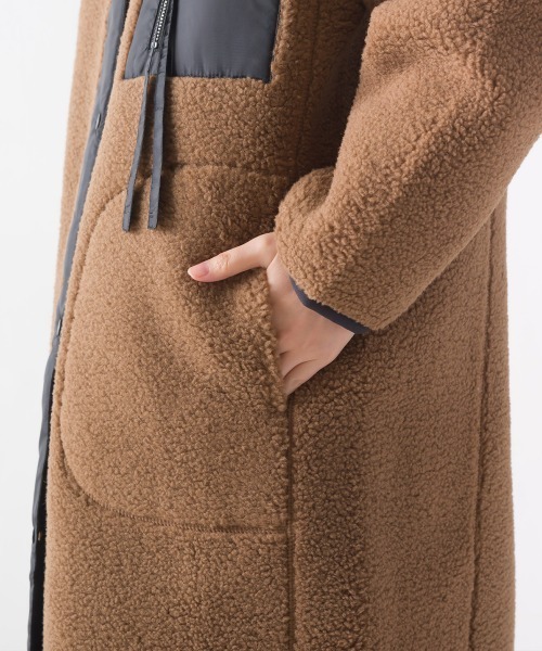 「OMNES」 コート LARGE アイボリー レディース_画像4