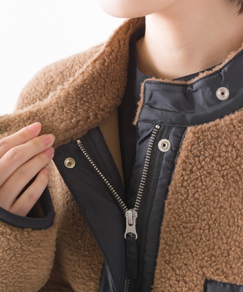 「OMNES」 コート LARGE アイボリー レディース_画像6